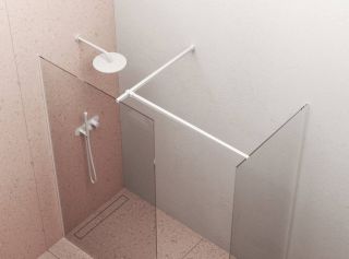 Душевая перегородка Ravak Walk-In Wall 120 GW1CG4E00Z1 профиль белый стекло Transparent